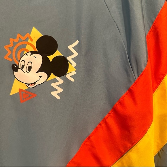 Disney Parks NWT Mickey Mouse Windbreaker Jacket NEW! Coat Adult Size XL - Picture 6 of 7